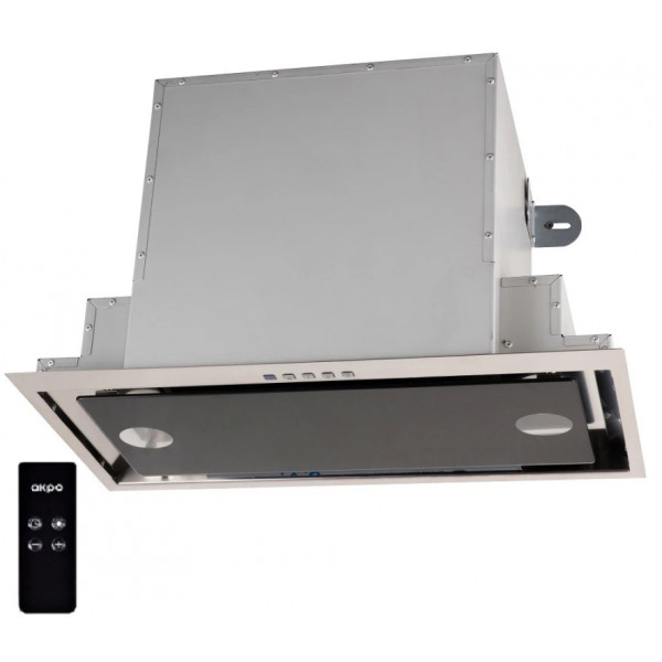 Фото - Витяжка вбудована Akpo WK-10 Neva Glass 850 Inox+Black 60