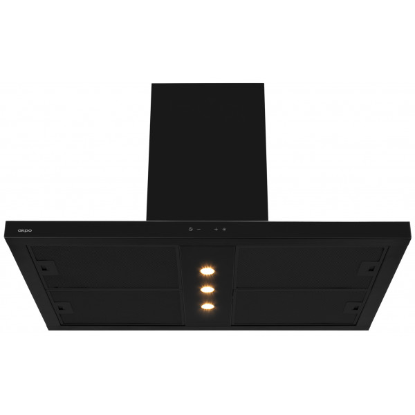 Фото - Витяжка декоративна Akpo WK-9 Isla Feniks Slim Glass 1200 Black 90