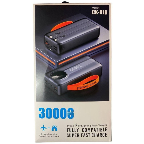 Фото - Батарея мобільна XOKO 30000 mAh 22,5W (WK CK-018)