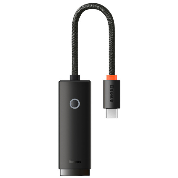 Фото - Перехідник USB Type-C - RJ-45 Baseus Lite Series Ethernet Type-C to RJ45 LAN Black (WKQX000301)
