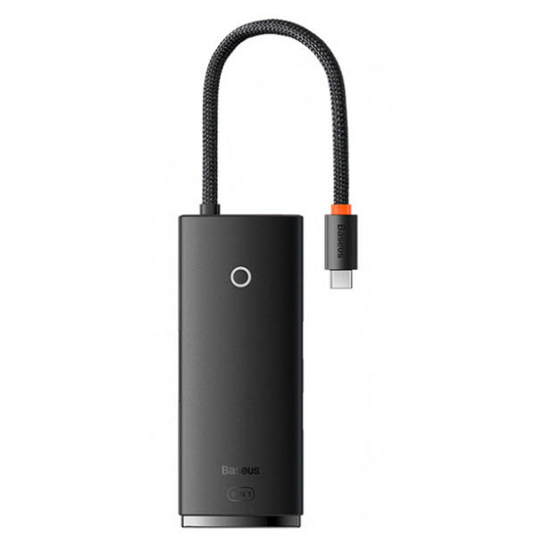 Фото - Хаб USB Baseus Type-C to HDMI+USB3.0*2+Type-C Data+SD/TF Black (WKQX050001)
