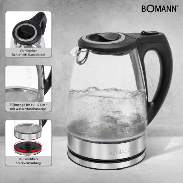Фото - Электрический чайник Bomann WKS 6032 G CB
