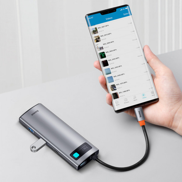 Фото - Хаб USB Baseus Metal Gleam Series 7-in-1 (WKWG020113)