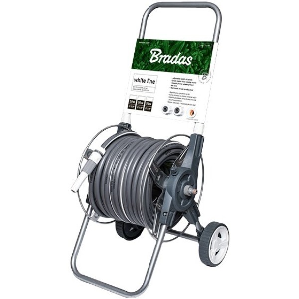 Фото - Катушка для шланга BRADAS WHITE SILVER PLUS 1/2" 50 м (WL-W2K50)