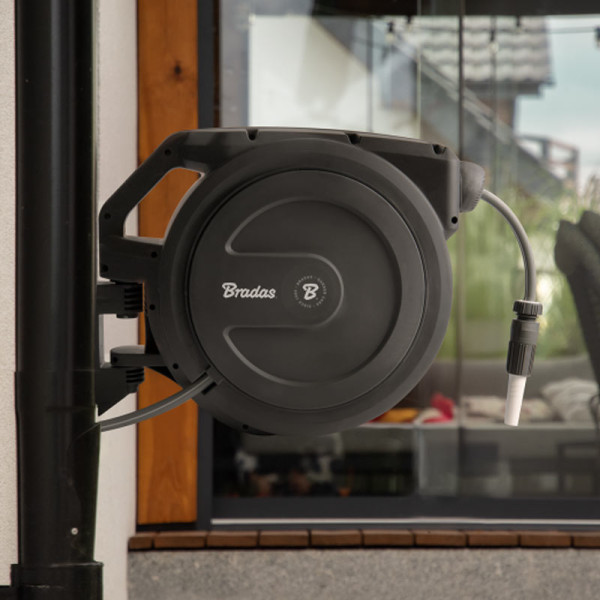 Фото - Котушка для шланга
 BRADAS 1/2" 50 м та аксесуарами WHITE LINE (WL-W7B50)