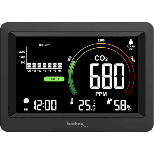 Фото - Метеостанция Technoline Black (WL1028)