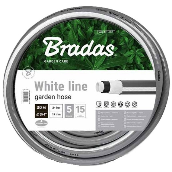 Фото - Шланг поливочный BRADAS White Line 1/2" 20 м (WWL1/220) Фото - Шланг поливочный BRADAS White Line 1/2" 20 м (WWL1/220)