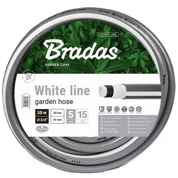 Фото - Шланг поливочний BRADAS 3/4" 30 м NTS White (WWL3/430)