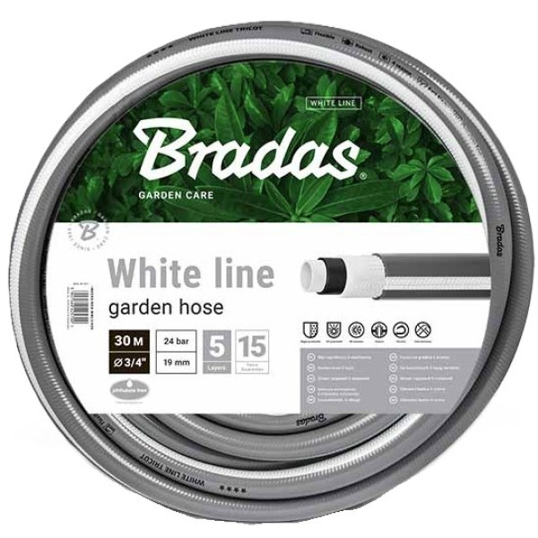 Фото - Шланг поливочний BRADAS NTS White 5/8" 50 м (WWL5/850)