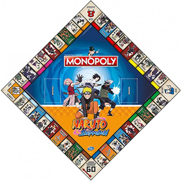 Фото - Настільна гра (8+) Naruto Shippuden Monopoly (5036905038690)