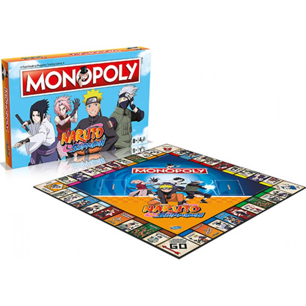 Фото - Настільна гра (8+) Naruto Shippuden Monopoly (5036905038690)