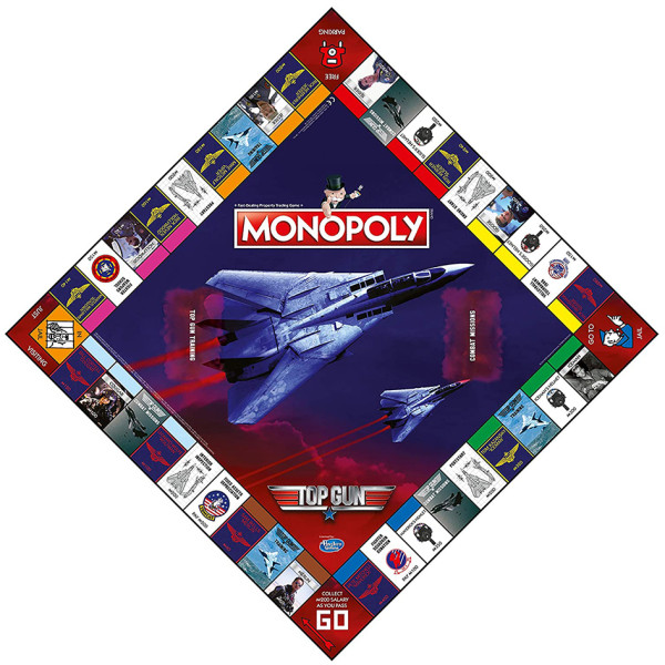 Фото - Настольная игра (8+) Winning Moves TOP GUN Monopoly (WM00548-EN1-6)
