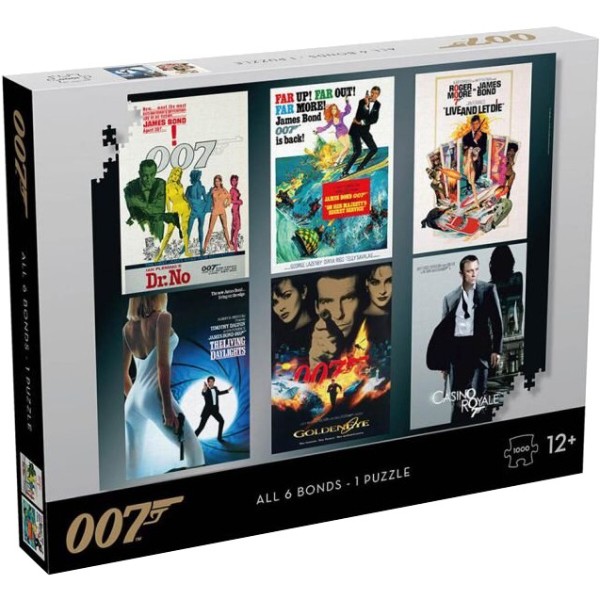 Фото - Пазлы (8+) Winning Moves James Bond 007 Actor Debut Poster 1000 шт. (5036905043106) Фото - Пазлы (8+) Winning Moves James Bond 007 Actor Debut Poster 1000 шт. (5036905043106)