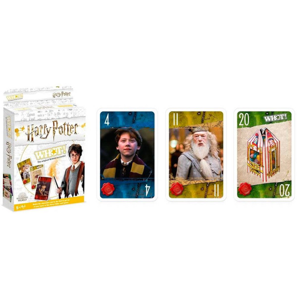 Фото - Настільна гра карткова (12+) Winning Moves HARRY POTTER WHOT! Board Game (WM02821-ML2-12)