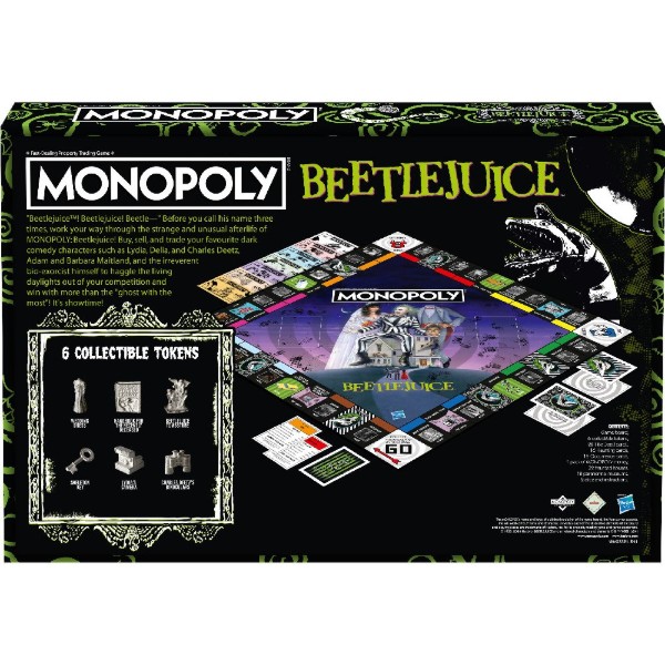 Фото - Настольная игра (12+) Winning Moves BEETLEJUICE - Monopoly UK (WM03321-EN1-6)