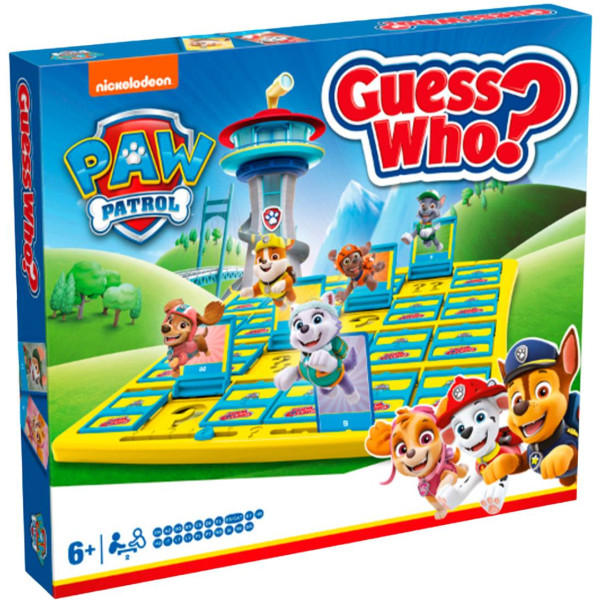Фото - Настільна гра карткова (5-7 років) Winning Moves PAW PATROL Guess Who (WM04175-ML1-6)