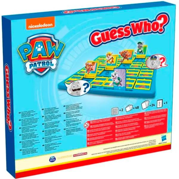 Фото - Настільна гра карткова (5-7 років) Winning Moves PAW PATROL Guess Who (WM04175-ML1-6)