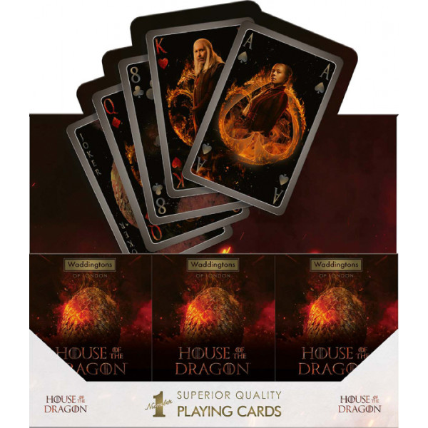 Фото - Настільна гра карткова (18+) Winning Moves WADDINGTONS No.1 - House of Dragons (WM04535-EN1-12)