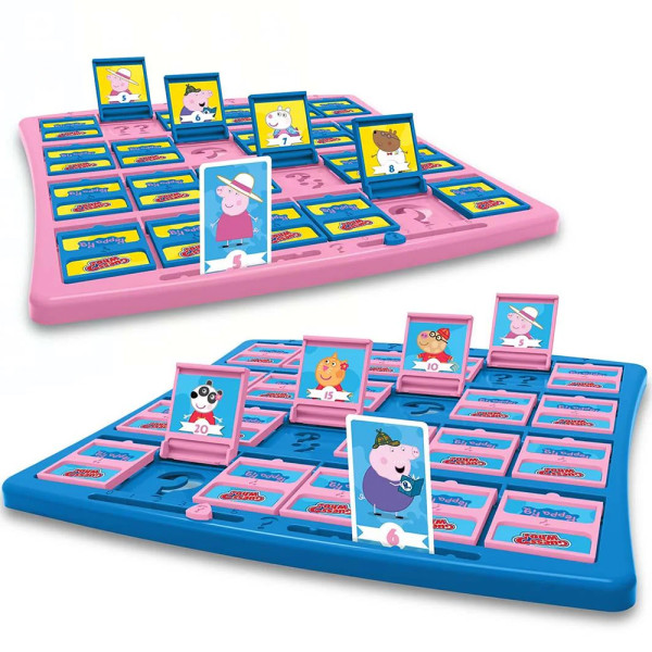 Фото - Настільна гра карткова (5-7 років) Winning Moves PEPPA PIG Guess Who (WM05293-ML1-6)
