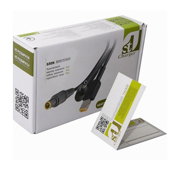 Фото - Зарядний пристрій для ноутбука 1stCharger 65W 19.5V 3.34A 4.5x3.0 Wall Mount (WM1ST19.5V65W4530D)