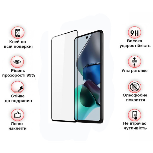 Фото - Захисне скло для смартфону BeCover for Vivo Y36/Y36 5G Black (709769)