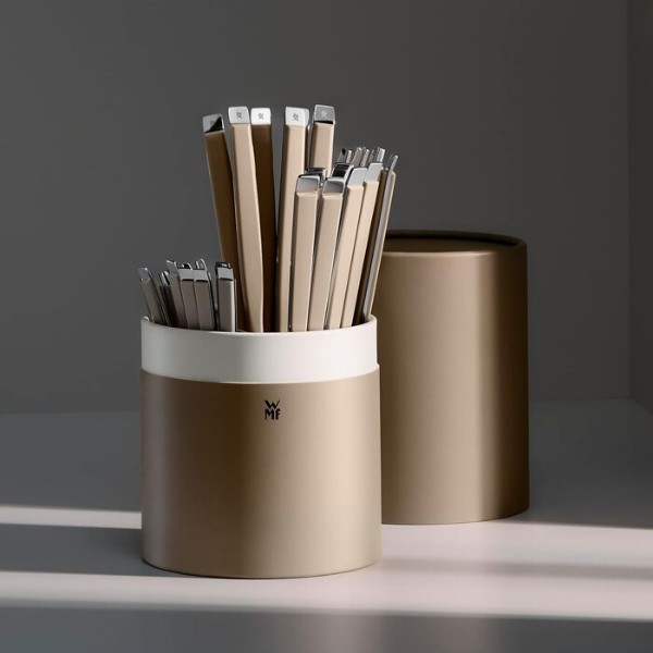 Фото - Набор столовых приборов WMF 1115916410 EMOTION SMOKEY WOOD 30 пр.