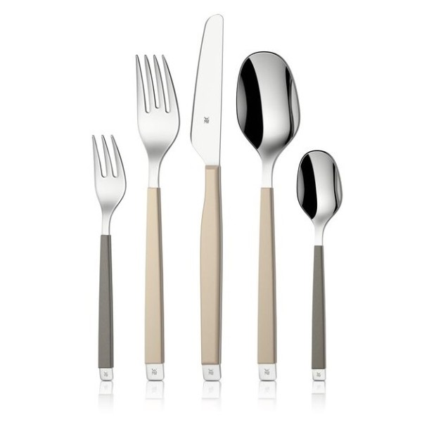 Фото - Набор столовых приборов WMF 1115916410 EMOTION SMOKEY WOOD 30 пр.