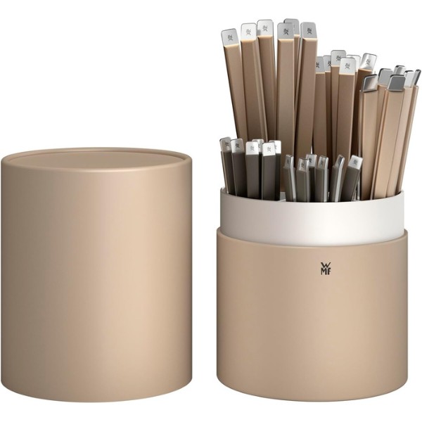 Фото - Набор столовых приборов WMF 1115916410 EMOTION SMOKEY WOOD 30 пр.