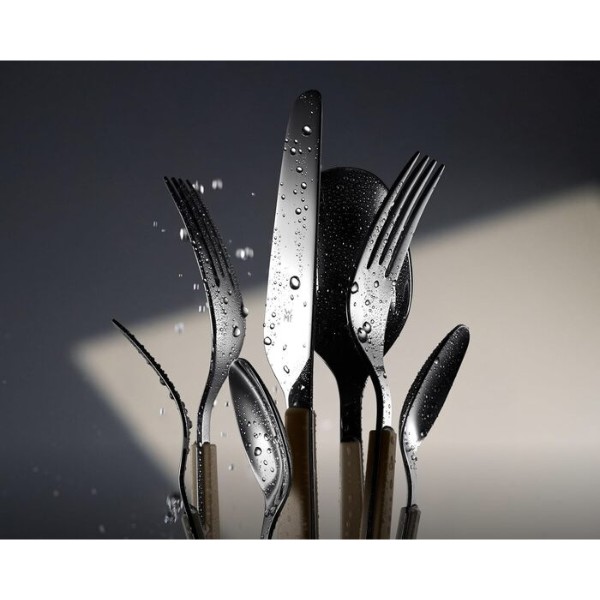 Фото - Набор столовых приборов WMF 1115916410 EMOTION SMOKEY WOOD 30 пр.