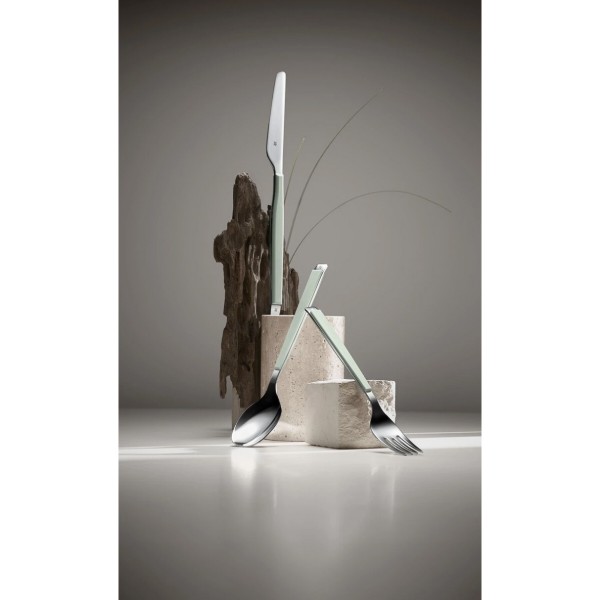 Фото - Набор столовых приборов WMF 1115916700 EMOTION FROSTY GREEN 30 пр.