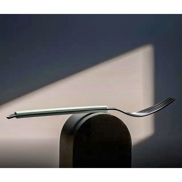 Фото - Набор столовых приборов WMF 1115916700 EMOTION FROSTY GREEN 30 пр.