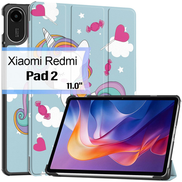 Фото - Чохол для планшета BeCover Smart Case for Xiaomi Redmi Pad 2 11.0" Unicorn (714626)