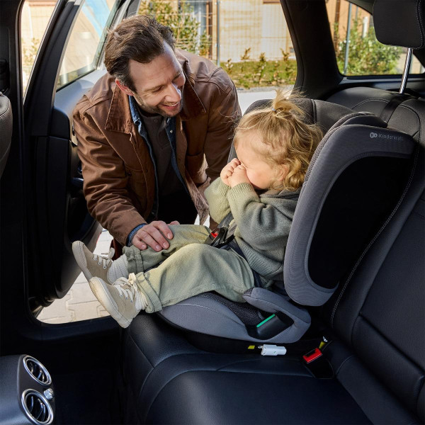 Фото - Автокрісло Kinderkraft Fix2Go i-Size Grey (KCFI2GO0GRY0000)