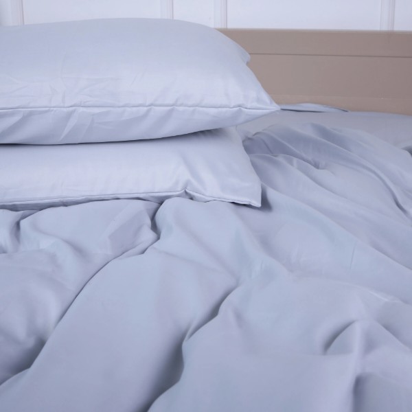 Фото - Комплект постільної білизни дитячий MirSon №14-4102 Glacier Gray Mikrosatin Premium Однотонний 110х140 см (2200007230242)