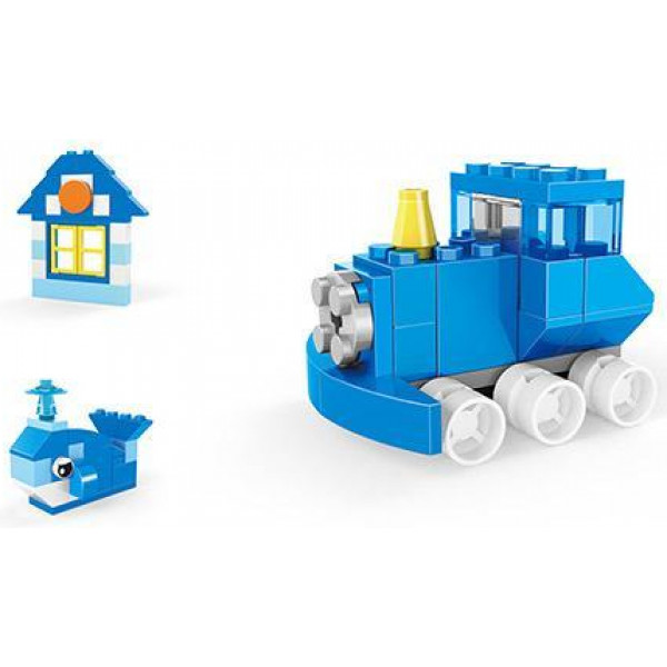 Фото - Пластиковий конструктор Wange Дитячий поїзд 3 в 1 (093-6)