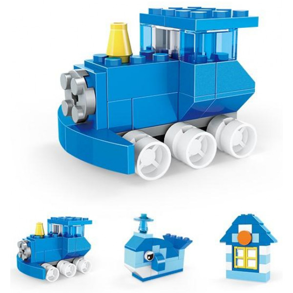 Фото - Пластиковий конструктор Wange Дитячий поїзд 3 в 1 (093-6)