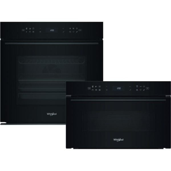 Фото - Комплект техники Whirlpool Духовой шкаф + Микроволновая печь встраиваемая Whirlpool WOI78PT1SBA + WMD7O4TB