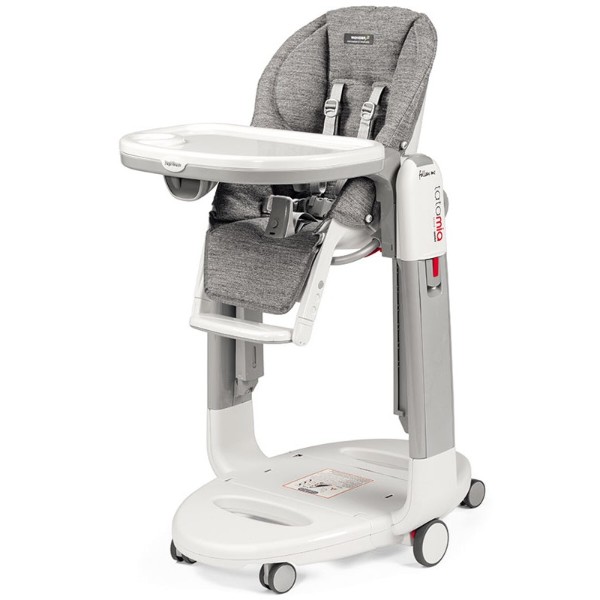 Фото - Стульчик-качалка для кормления Peg-Perego Tatamia Follow Me Wonder Grey (пятноустройчивый серый)