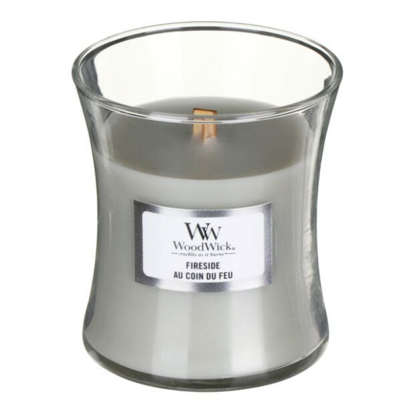Фото - Свеча стекло Woodwick Medium Fireside (Камин) 275г (92106E)