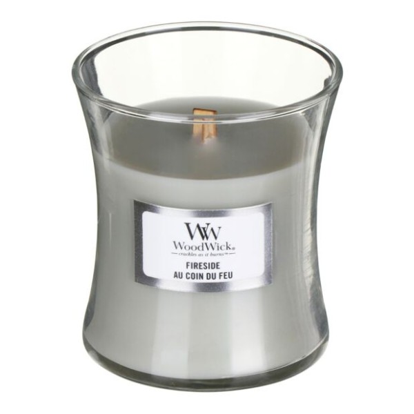 Фото - Свеча стекло Woodwick Mini Fireside (Камин) 85г (98106E)