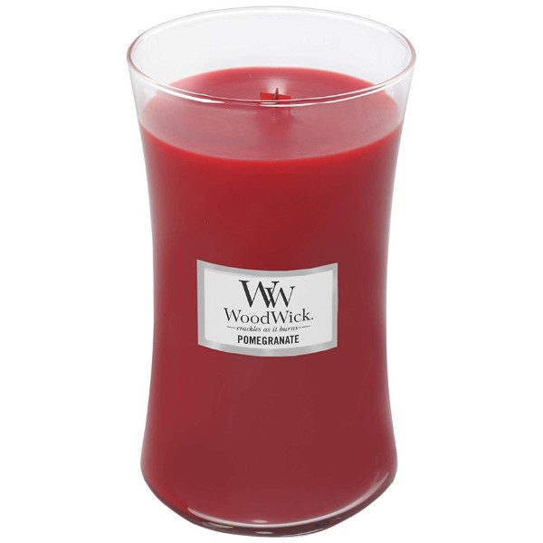 Фото - Свеча стекло Woodwick Large Pomegranate (Гранат) 609г (1725417E)