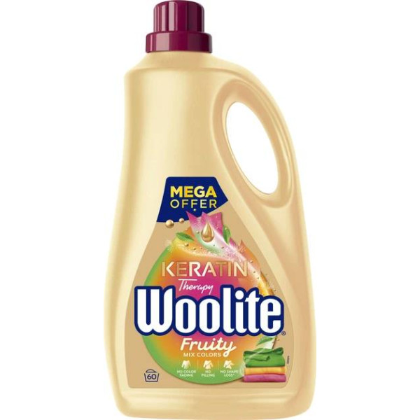 Фото - Гель для стирки Woolite Fruity для цветных тканей, с усиленным ароматом, 3,6л