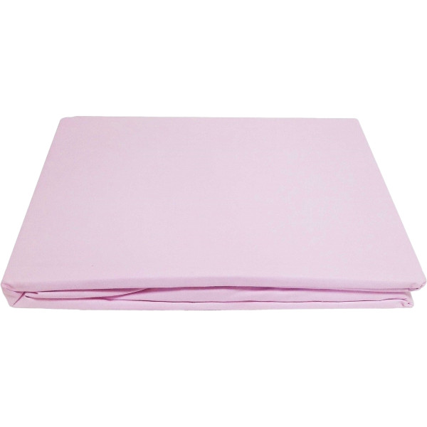Фото - Простирадло односпальне Word of Dream на резинці перкаль рожева 100х200+25 см (08593)