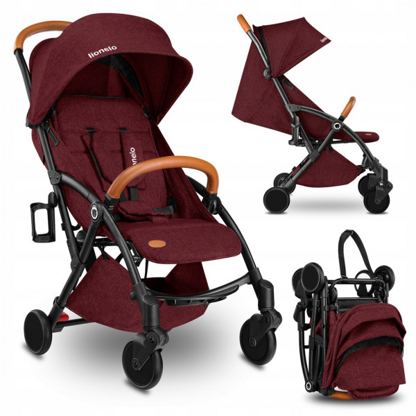 Фото - Коляска прогулянкова Lionelo Julie Black/Burgundy
