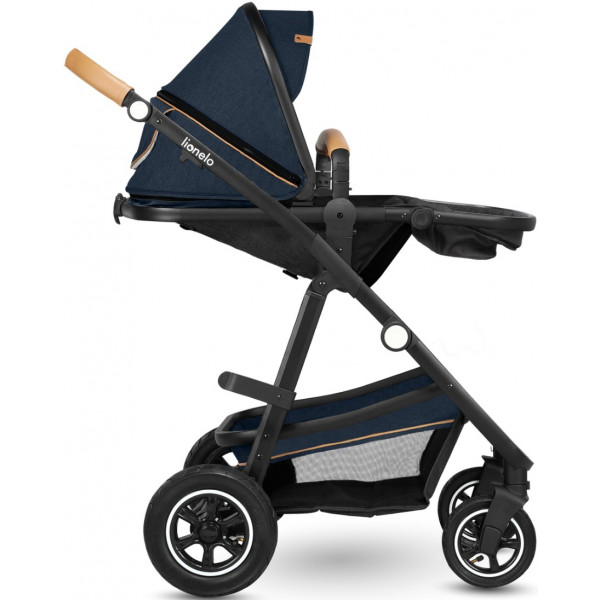Фото - Коляска універсальна 2 в 1 Lionelo Amder Blue Navy