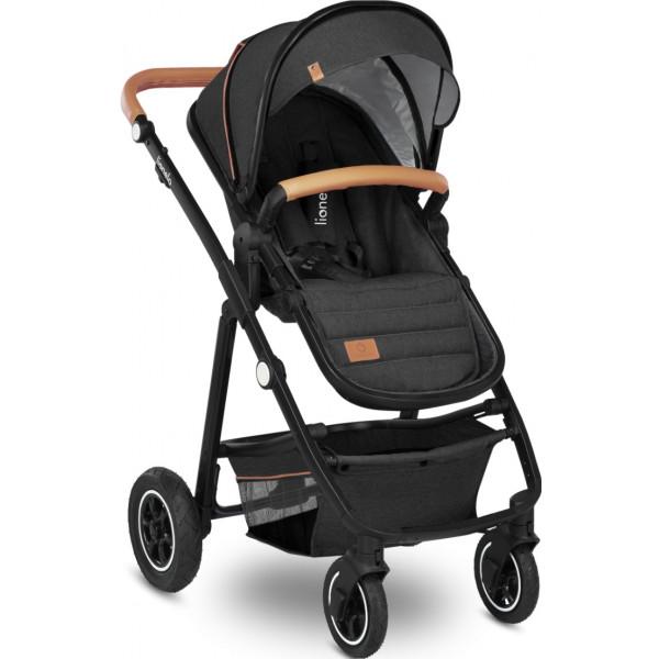Фото - Коляска універсальна 3 в 1 Lionelo Amder Grey Graphite