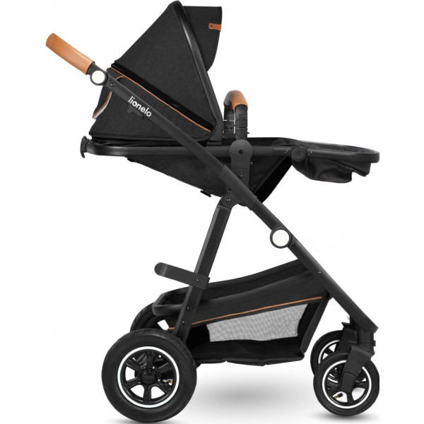 Фото - Коляска універсальна 3 в 1 Lionelo Amder Grey Graphite