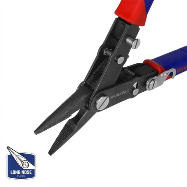 Фото - Клещи WORKPRO 2в1 200 мм CR-V PRO PLUS (WP231084)