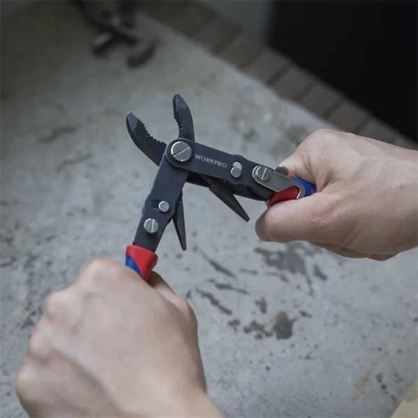 Фото - Клещи WORKPRO 2в1 200 мм CR-V PRO PLUS (WP231084)
