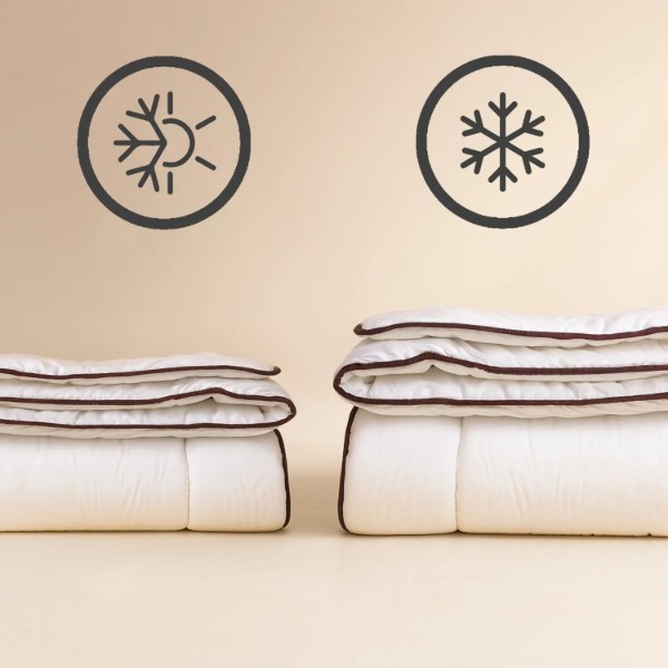 Фото - Набор одеяло полуторное + подушка MirSon №9602 Eco Line всесезонное 140х205 Cotton + 50х70 (2200010807332)